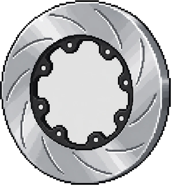 N145 disc rings, pixel art